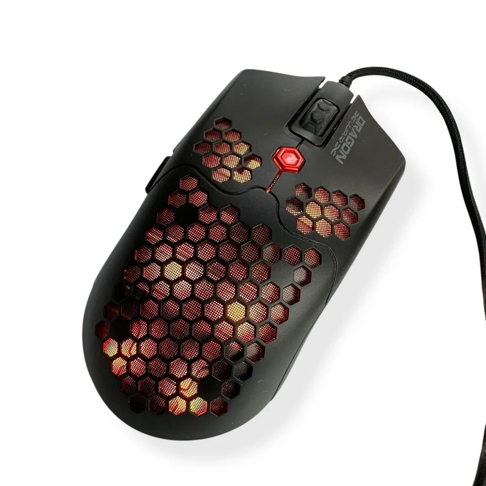 DragonWar G25 PHOENIX Pro Gaming Mouse Lights Up All Colors 12000dpi USB ELE-G25